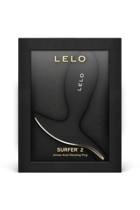 LELO - SURFER 2 UNISEX PLUG ANALE VIBRANTE NERO