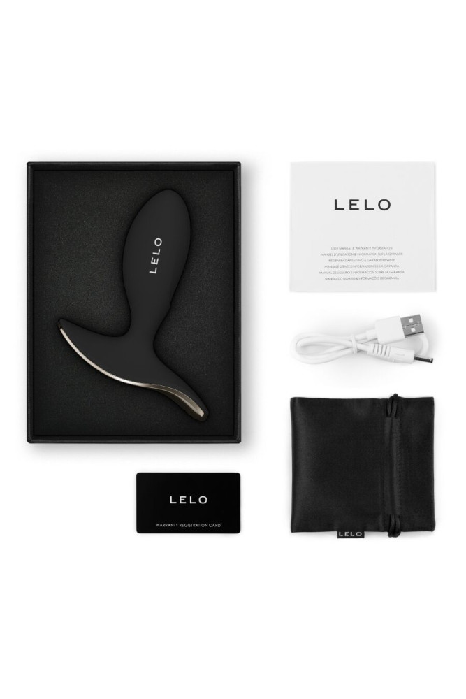 LELO - SURFER 2 UNISEX PLUG ANALE VIBRANTE NERO