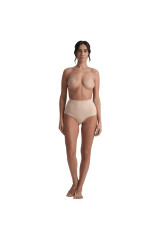 BYE-BRA - RABBIT COPAS DE SILICONA BEIGE TALLA XL