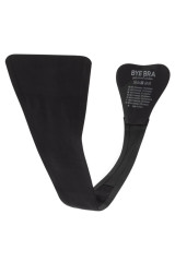BYE-BRA - TANGA ADHESIVO NEGRO TALLA ÚNICA