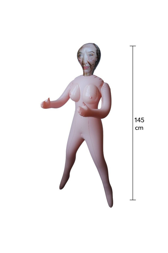 HIDDEN DESIRE - HORNY GRANNY BAMBOLA GONFIABILE NONNA ECCITATA 145 CM