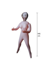 HIDDEN DESIRE - HORNY GRANNY BAMBOLA GONFIABILE NONNA ECCITATA 145 CM