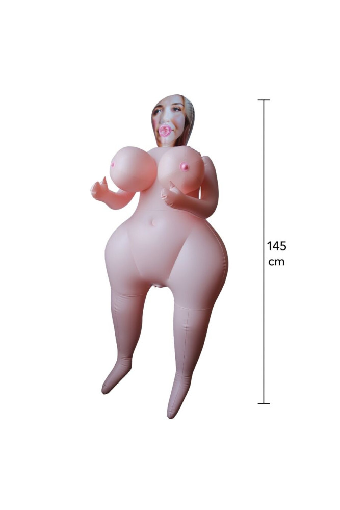 HIDDEN DESIRE - HEAVY HEATHER BAMBOLA GONFIABILE 145 CM