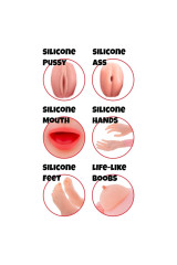 HIDDEN DESIRE - LUSTY LOLA BAMBOLA GONFIABILE 145 CM