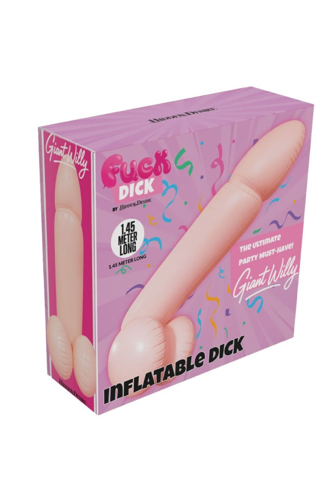 HIDDEN DESIRE - PENE GIGANTE GONFIABILE WILLY 145 CM