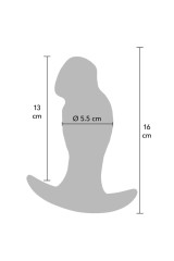 HIDDEN DESIRE - INFERNO REALISTICO DILATATORE ANALE 16 CM