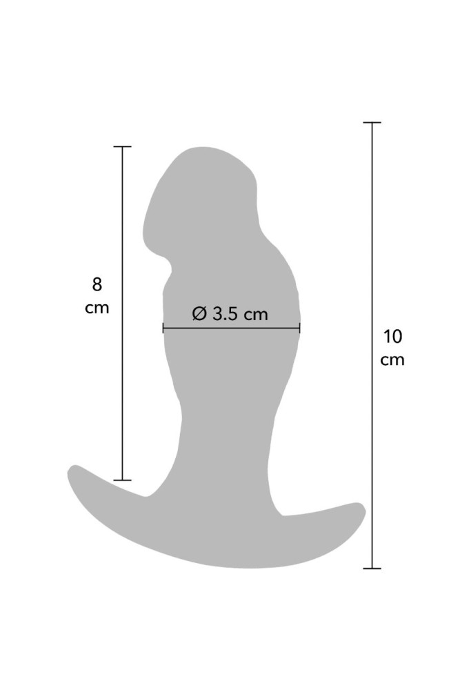 HIDDEN DESIRE - INFERNO REALISTICO DILATATORE ANALE 10 CM