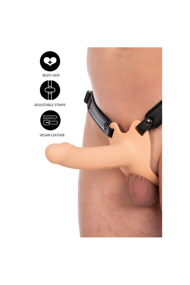 HIDDEN DESIRE - INFERNO GUAINA PER PENE CON STRAP-ON 16 CM