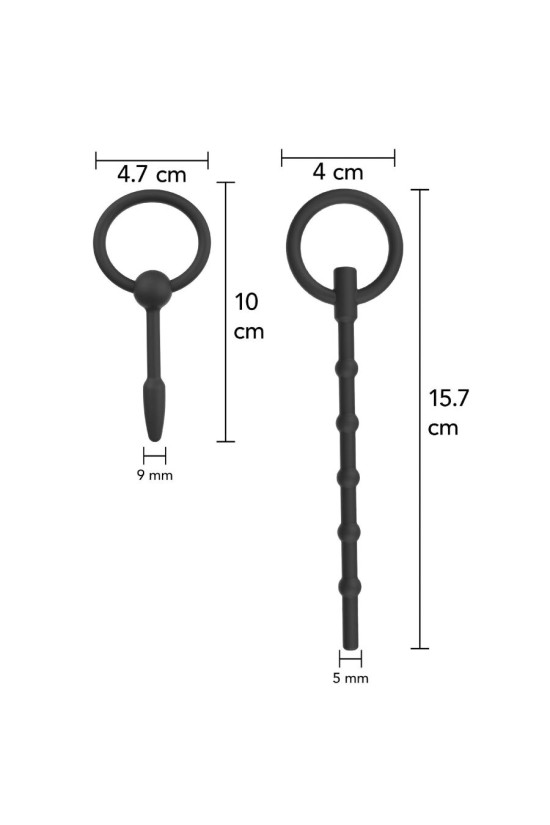 HIDDEN DESIRE - EXTREME ADVANCED SET DI PLUG URETRALI 2 UNITÀ