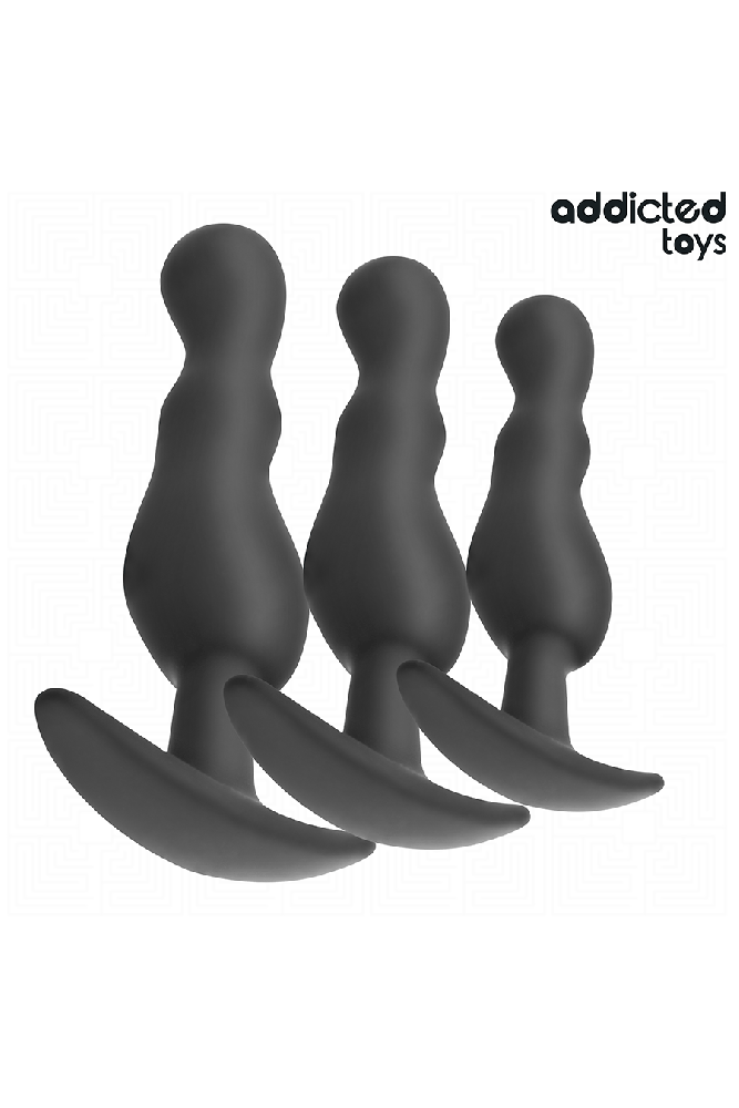 ADDICTED TOYS - SET DI 3 TAPPI ANALI MODELLO 1