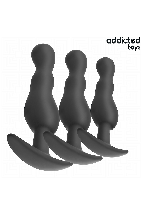 ADDICTED TOYS - SET DI 3 TAPPI ANALI MODELLO 1