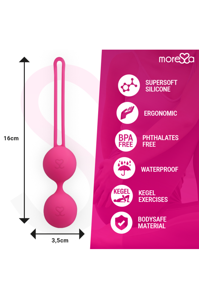 MORESSA - OSIAN DUE SILICONE PREMIUM ROSA