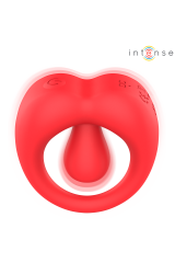 INTENSE - RUSSELL ANILLO VIBRADOR CON ESTIMULACIÓN DE CLÍTORIS ROJO