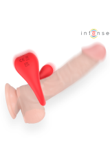 INTENSE - RUSSELL ANILLO VIBRADOR CON ESTIMULACIÓN DE CLÍTORIS ROJO
