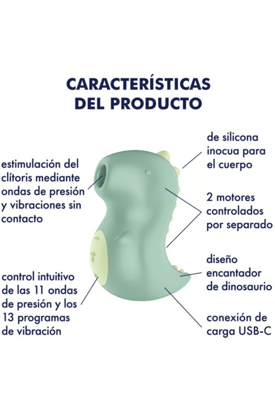 SATISFYER - DIN-OOOH VIBRADOR & ESTIMULADOR AIR PULSE