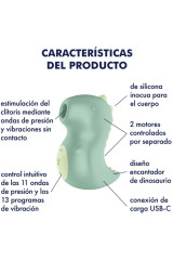 SATISFYER - DIN-OOOH VIBRADOR & ESTIMULADOR AIR PULSE