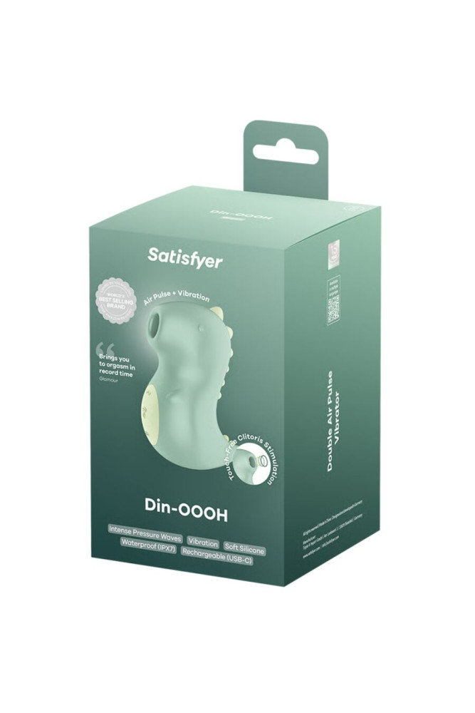 SATISFYER - DIN-OOOH VIBRADOR & ESTIMULADOR AIR PULSE