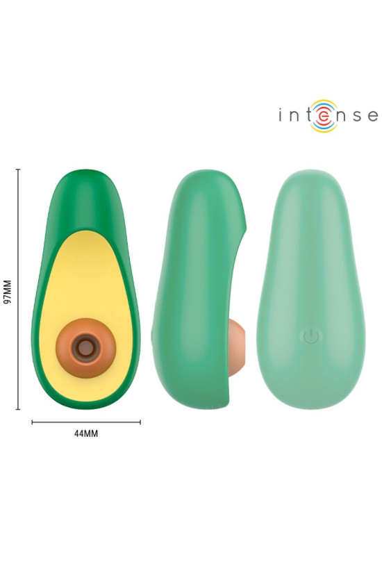INTENSE - WAKI STIMOLATORE CLITORIDEO AD ASPIRAZIONE AVOCADO