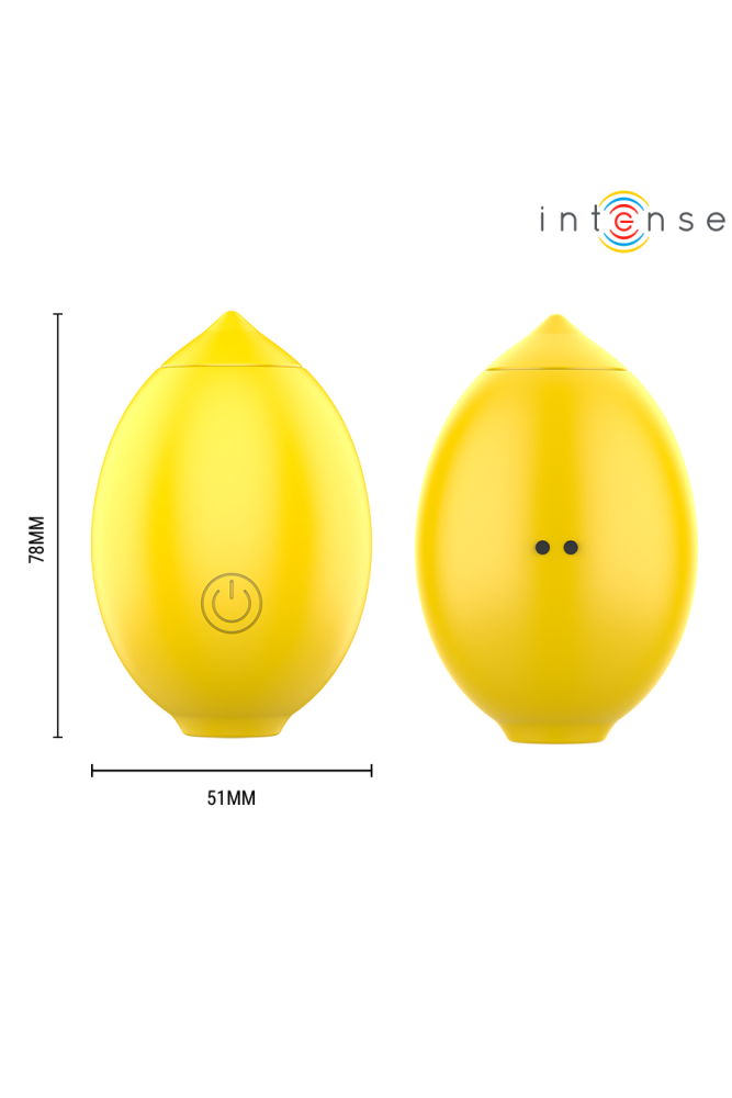 INTENSE - MONI STIMOLATORE CLITORIDE A SUZIONE LEMON