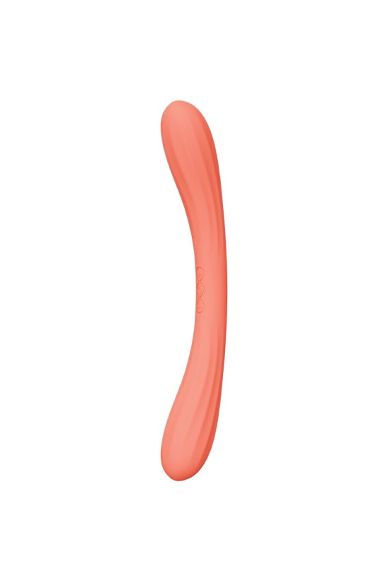 LELO - BOOMERANG VIBRATORE A DOPPIA ESTREMITÀ ROSSO CORALLO