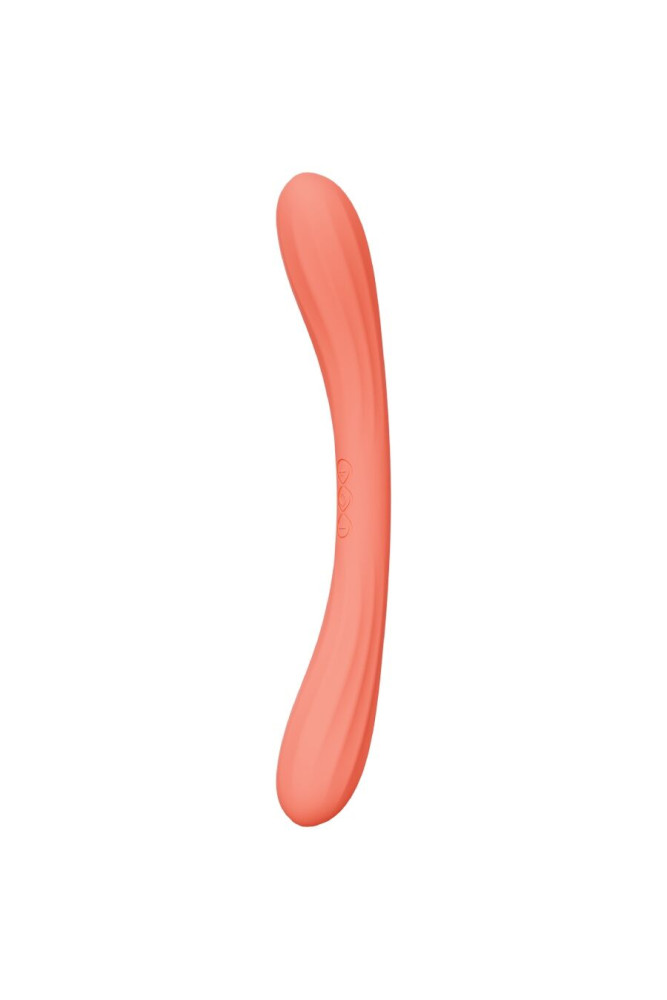 LELO - BOOMERANG VIBRATORE A DOPPIA ESTREMITÀ ROSSO CORALLO