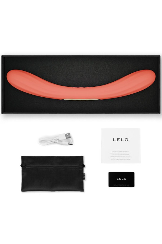 LELO - BOOMERANG VIBRATORE A DOPPIA ESTREMITÀ ROSSO CORALLO