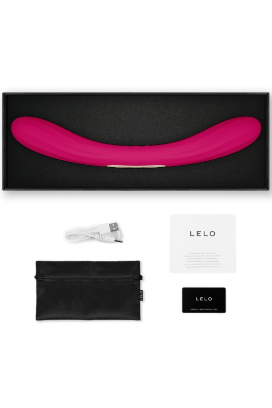 LELO - BOOMERANG VIBRATORE A DOPPIA ENDA CERISE