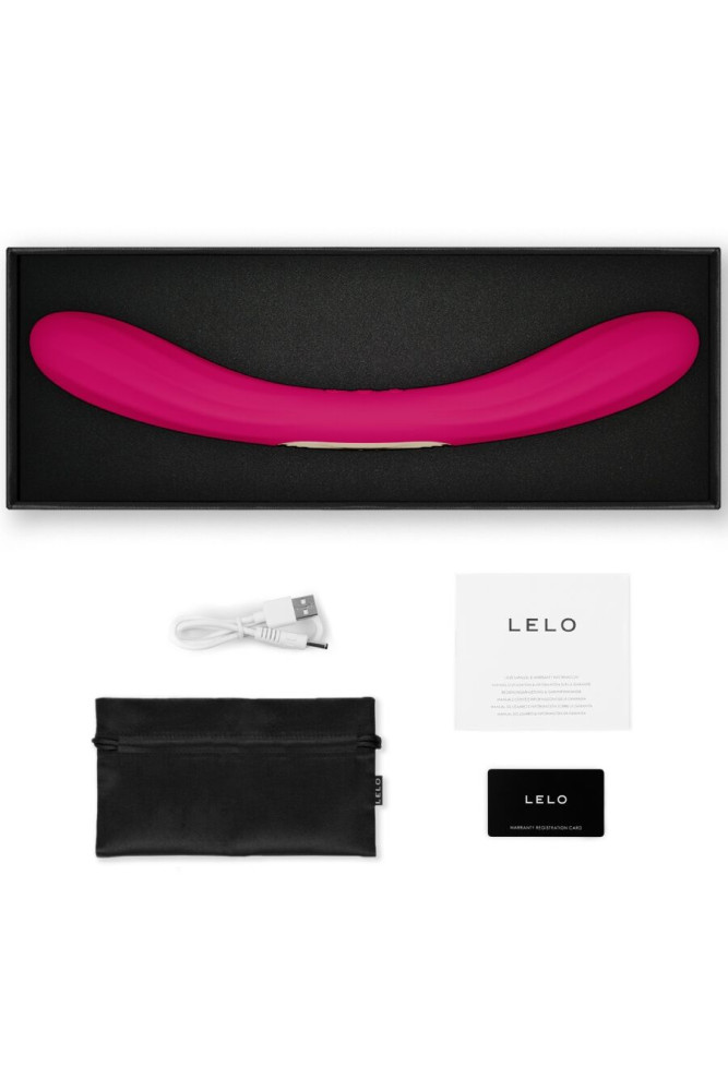 LELO - BOOMERANG VIBRATORE A DOPPIA ENDA CERISE