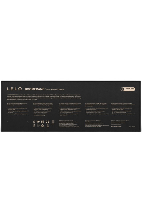 LELO - BOOMERANG VIBRATORE A DOPPIA ESTREMITÀ VIOLA