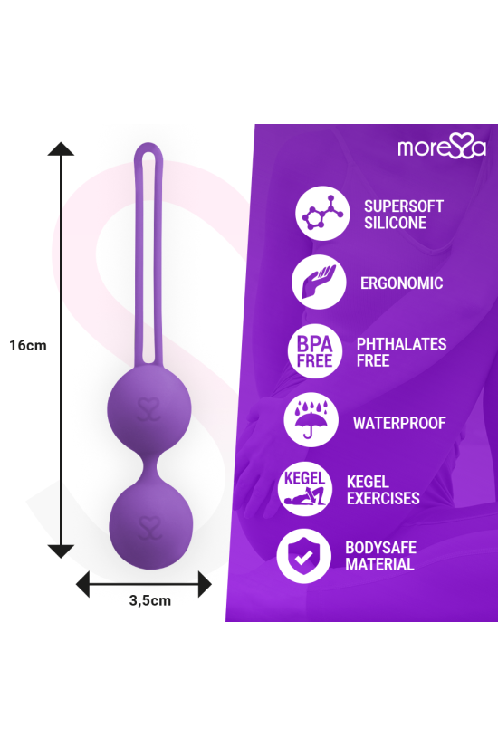 MORESSA - OSIAN DUE SILICONE PREMIUM LILLA