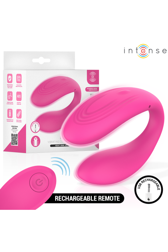 INTENSE - NORA STIMOLATORE VIBRANTE A MORSETTO ROSA
