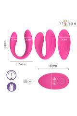 INTENSE - NORA STIMOLATORE VIBRANTE A MORSETTO ROSA