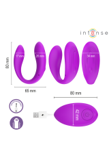 INTENSE - NORA STIMOLATORE VIBRANTE A MORSETTO VIOLA