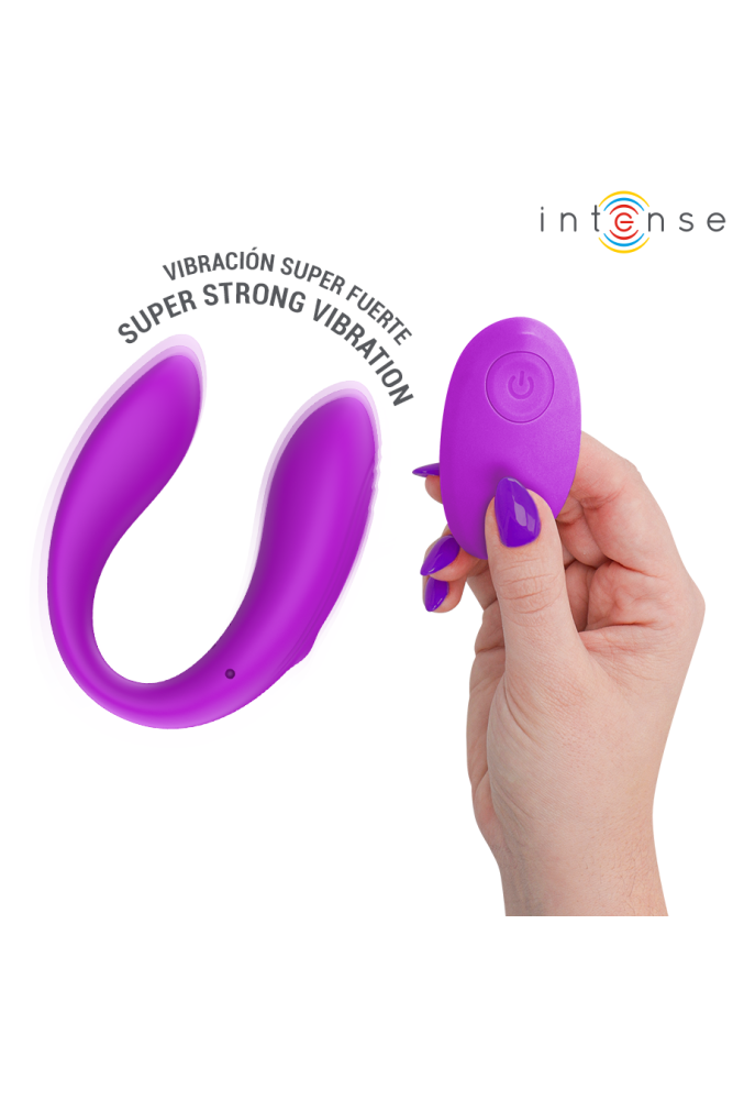 INTENSE - NORA STIMOLATORE VIBRANTE A MORSETTO VIOLA