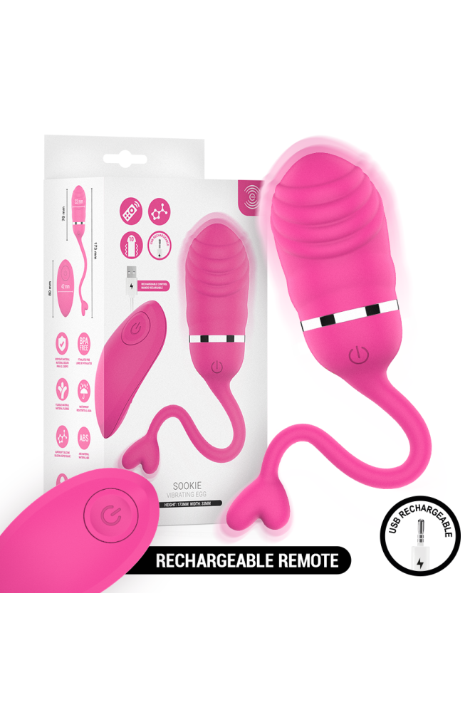INTENSE - SOOKIE UOVO VIBRANTE CON TELECOMANDO ROSA