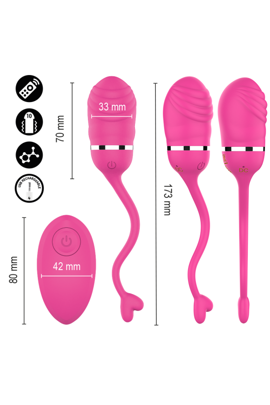 INTENSE - SOOKIE UOVO VIBRANTE CON TELECOMANDO ROSA