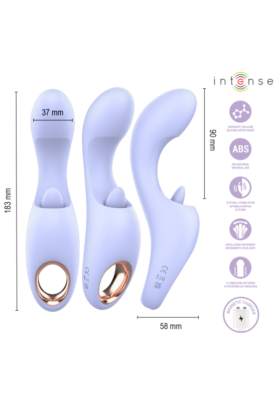 INTENSE - ANYA STIMOLATORE DI VIBRAZIONE E MOVIMENTO MULTIFUNZIONE
