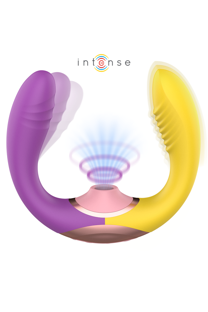 INTENSE - WILLOW  STIMOLATORE A VIBRAZIONE E ASPIRAZIONE 3 IN 1