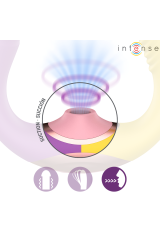 INTENSE - WILLOW  STIMOLATORE A VIBRAZIONE E ASPIRAZIONE 3 IN 1