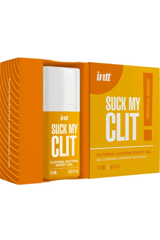 INTT - SUCK MY CLIT GEL EFFETTO ASPIRAZIONE MANGO TROPICALE 15 ML