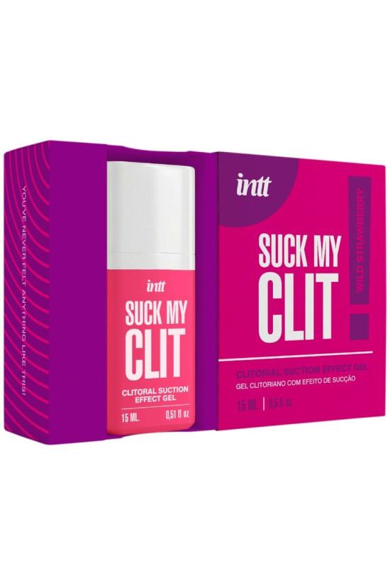 INTT - SUCK MY CLIT GEL EFFETTO ASPIRAZIONE FRAGOLA SELVAGGIA 15 ML