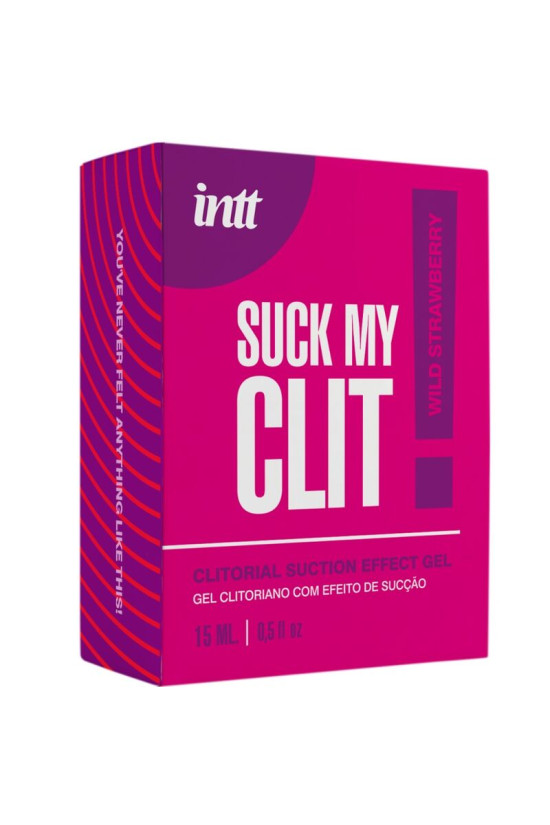 INTT - SUCK MY CLIT GEL EFFETTO ASPIRAZIONE FRAGOLA SELVAGGIA 15 ML
