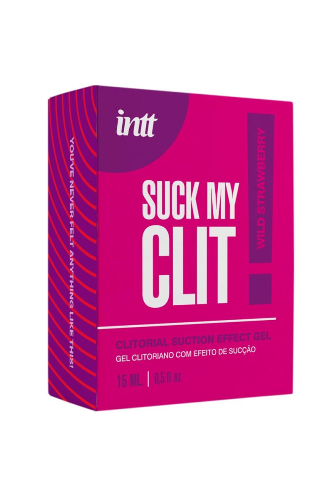 INTT - SUCK MY CLIT GEL EFFETTO ASPIRAZIONE FRAGOLA SELVAGGIA 15 ML