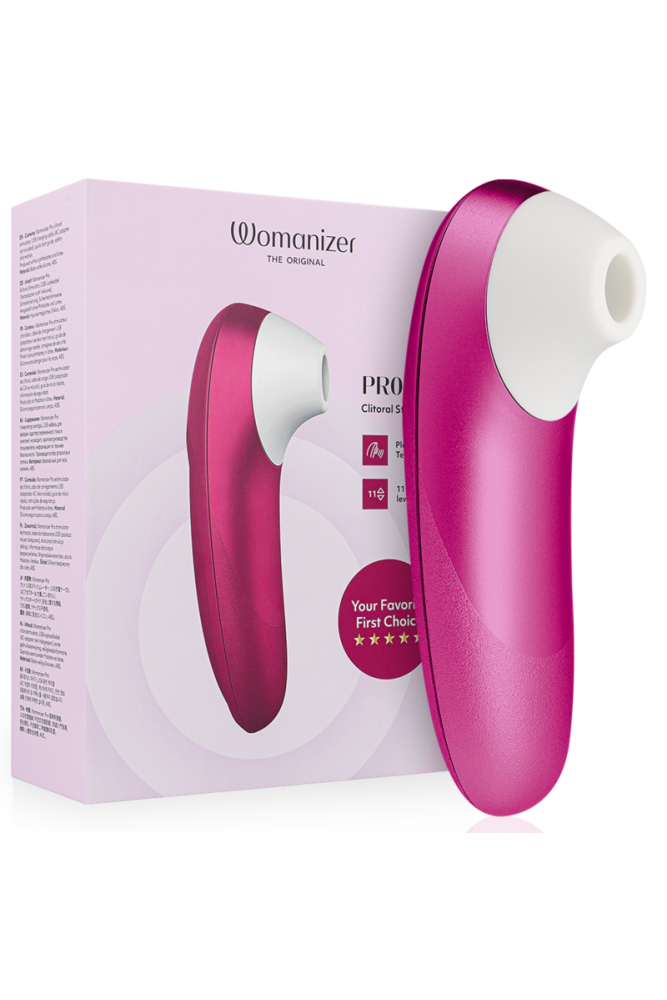 WOMANIZER - STIMOLATORE CLITORIDEO PRO VIBRANTE ROSA