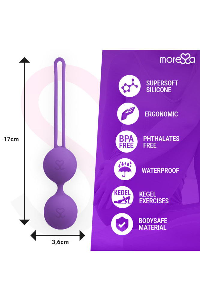 MORESSA - OSIAN TRE PREMIUM SILICONE LILLA