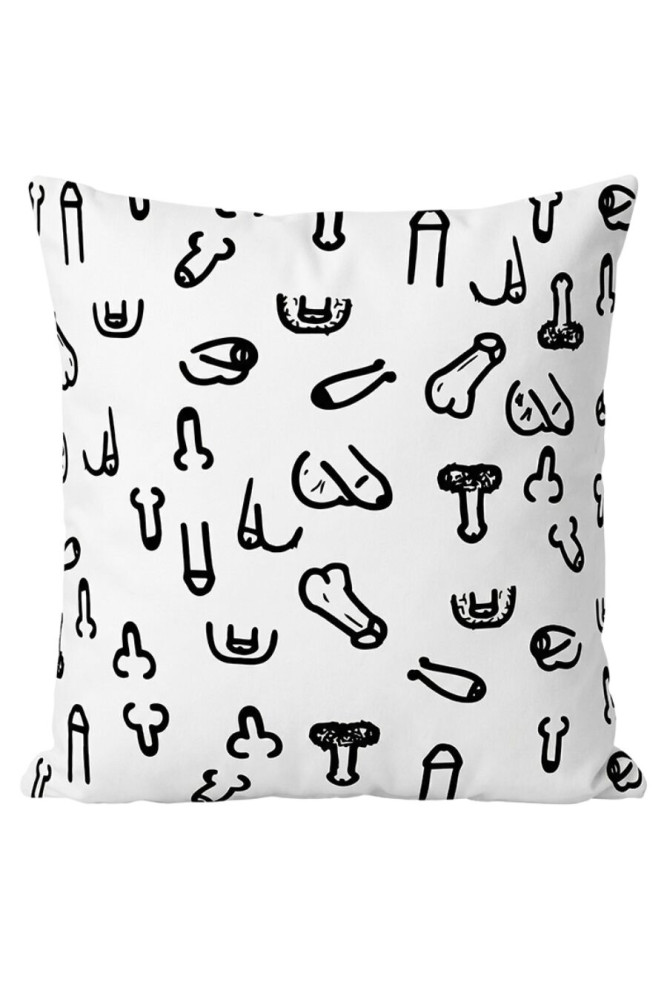 DIABLO PICANTE - CUSCINO PER PENE 30 X 30 BIANCO