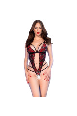 CHILIROSE - CR 4889 ROSSO FLOREALE BODY L/XL