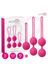 MORESSA - SET OSIAN PREMIUM SILICONE ROSA (Osian One - 51 g | Osian Two - 101 g | Osian Three 85 g)
