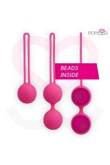 MORESSA - SET OSIAN PREMIUM SILICONE ROSA (Osian One - 51 g | Osian Two - 101 g | Osian Three 85 g)