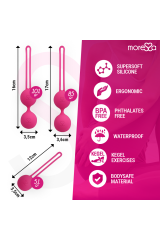 MORESSA - SET OSIAN PREMIUM SILICONE ROSA (Osian One - 51 g | Osian Two - 101 g | Osian Three 85 g)
